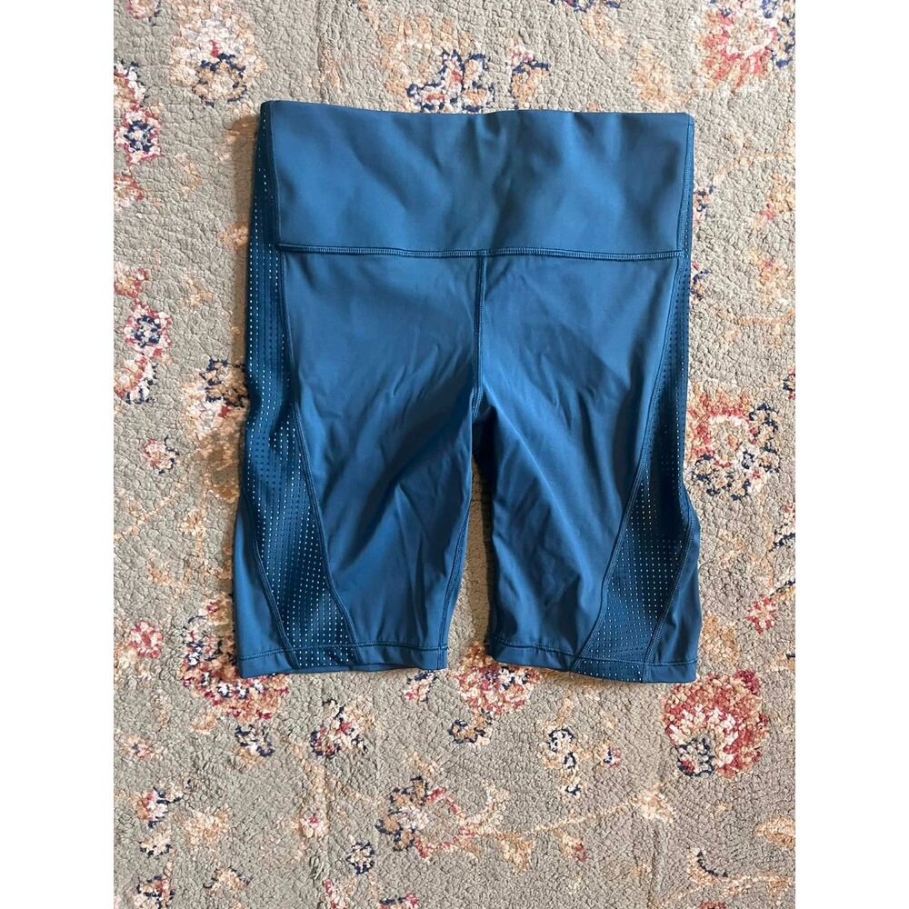 Athleta Dark Blue HIIT IT 9" Bike Shorts, size S